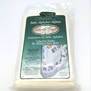Vintage Charles Craft Baby Alphabet Afghan